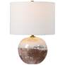2_Uttermost Durango 18" High Earthtone Ceramic Accent Table Lamp