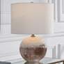 Uttermost Durango 18" High Earthtone Ceramic Accent Table Lamp