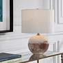 1_Uttermost Durango 18" High Earthtone Ceramic Accent Table Lamp