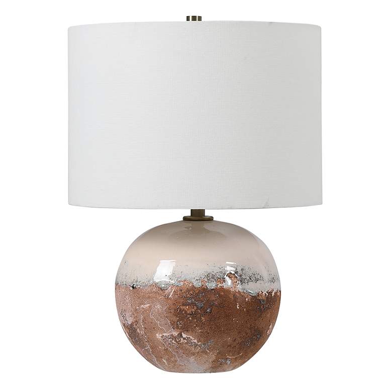 Image 4 Uttermost Durango 18" High Earthtone Ceramic Accent Table Lamp more views