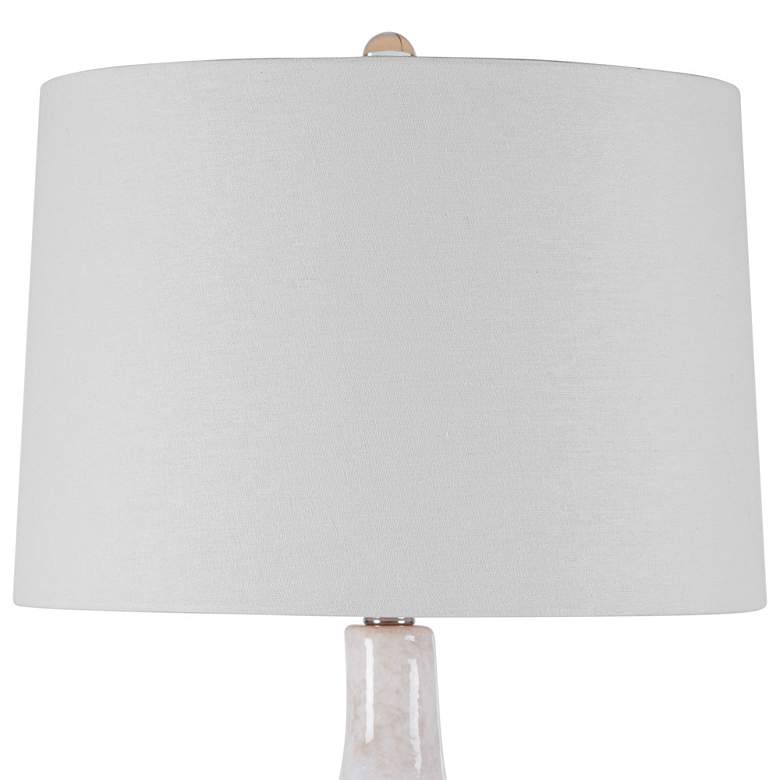 Image 3 Uttermost Durango Terracotta and White Ceramic Table Lamp more views