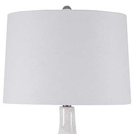 Image4 of Uttermost Durango Terracotta and White Ceramic Table Lamp more views