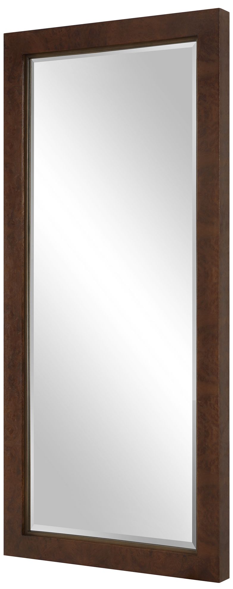 Image 4 Uttermost Durant 33 1/2" x 73 1/4" Burl Veneer Tall Mirror more views