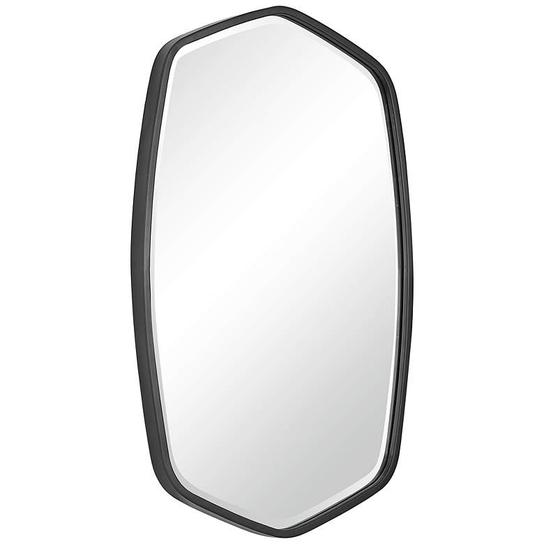 Image 5 Uttermost Duronia Satin Black 22 1/4" x 36 1/4" Wall Mirror more views
