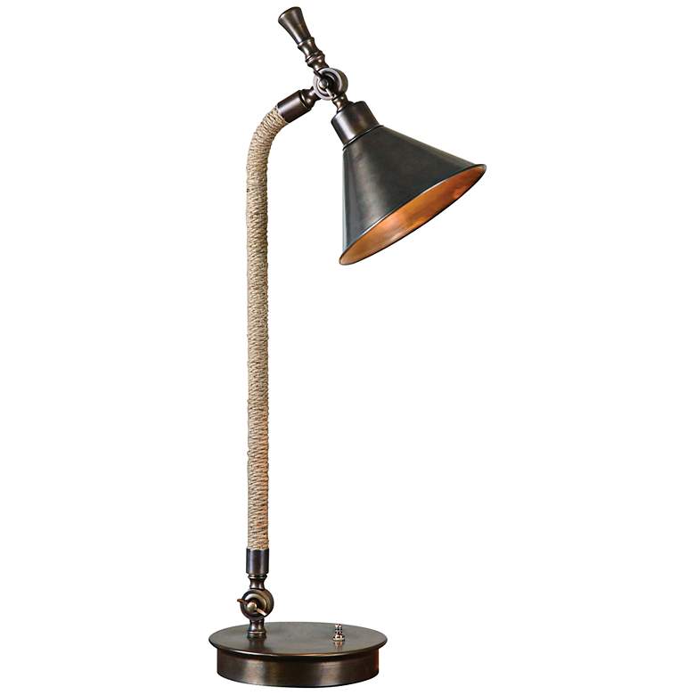 Image 2 Uttermost Duvall 28" Oxidized Bronze Traditional Accent Desk Lamp