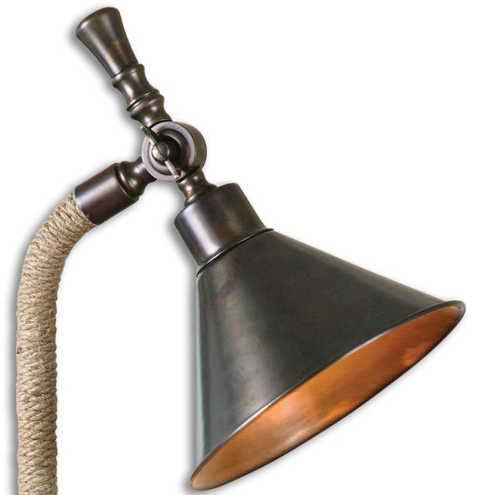 Image 3 Uttermost Duvall 28" Oxidized Bronze Traditional Accent Desk Lamp more views