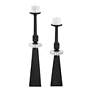 4_Uttermost Ebon Glow Black Finish Floor Standing Candleholders Set of 2 more views