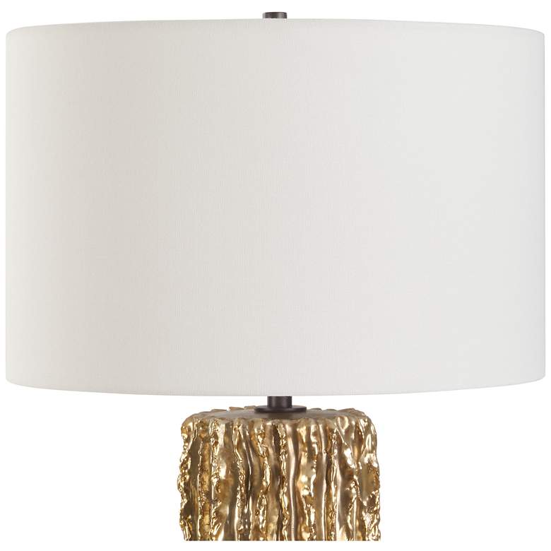 Image 4 Uttermost Echo 27 3/4" Metallic Gold Table Lamp more views