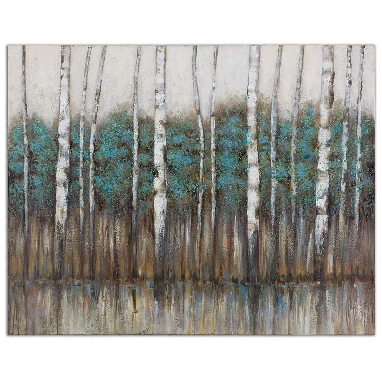 Image 1 Uttermost Edge Of The Forest 51-in Wide Hand Painted Canvas