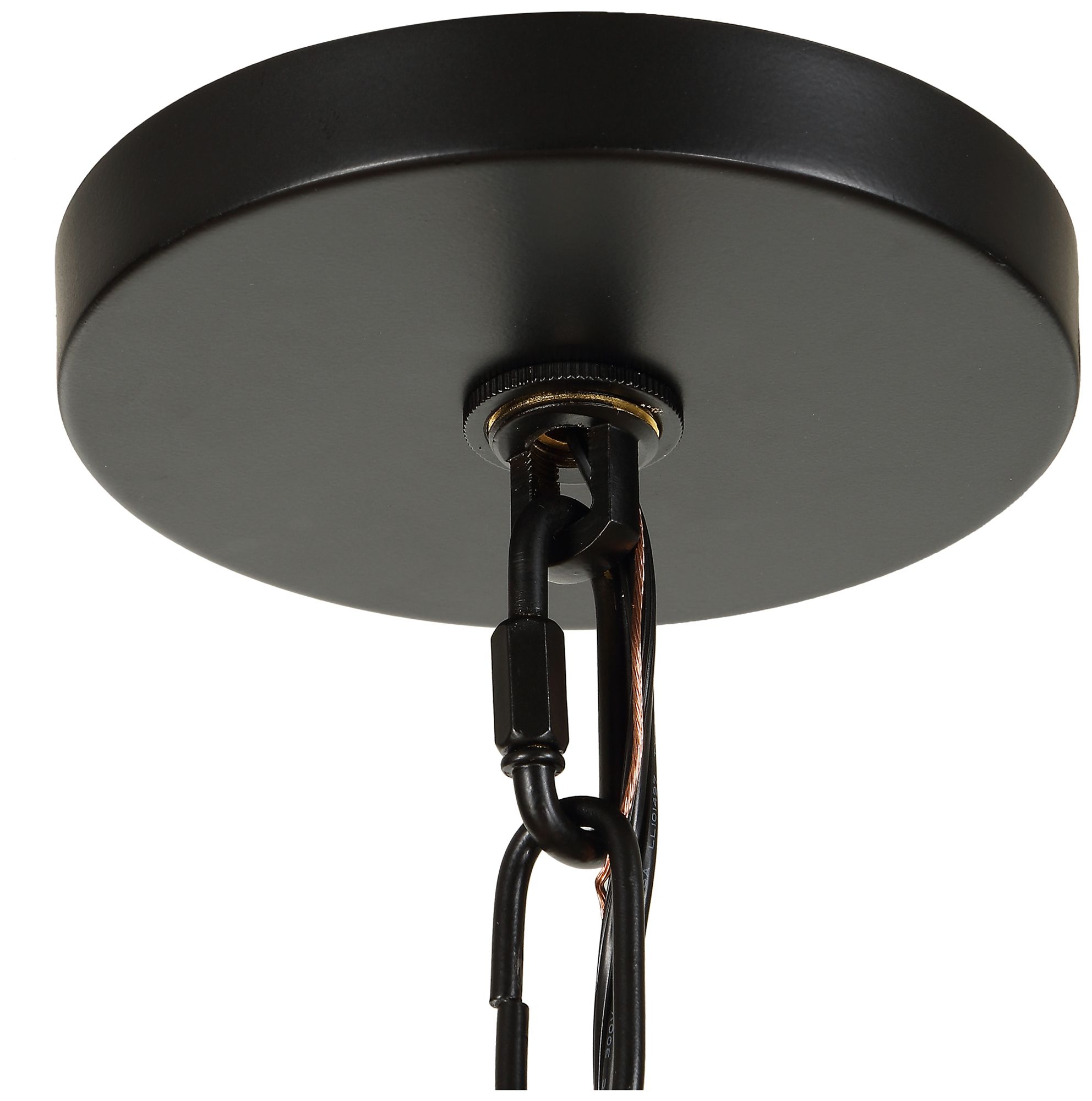 Image 6 Uttermost Edgecomb 20" Wide Gray and Black 4-Light Pendant more views