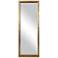 Uttermost Edmonton Gold Leaf 27 1/2" x 75 1/2" Floor Mirror