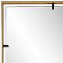Uttermost Egon Warm Gold 30" x 50" Rectangular Wall Mirror