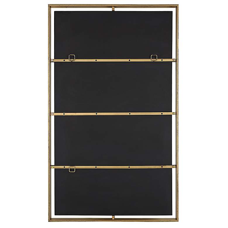 Image 5 Uttermost Egon Warm Gold 30" x 50" Rectangular Wall Mirror more views