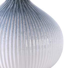 Image4 of Uttermost Eichler 28" Cream Blue Modern Ceramic Table Lamp more views