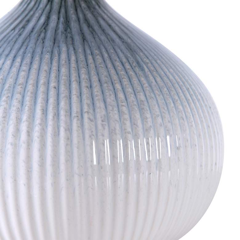 Image 4 Uttermost Eichler 28" Cream Blue Modern Ceramic Table Lamp more views