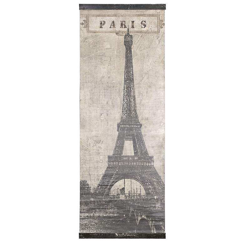 Image 1 Uttermost Eiffel Tower Paris 98" High Wall Art