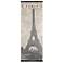 Uttermost Eiffel Tower Paris 98" High Wall Art