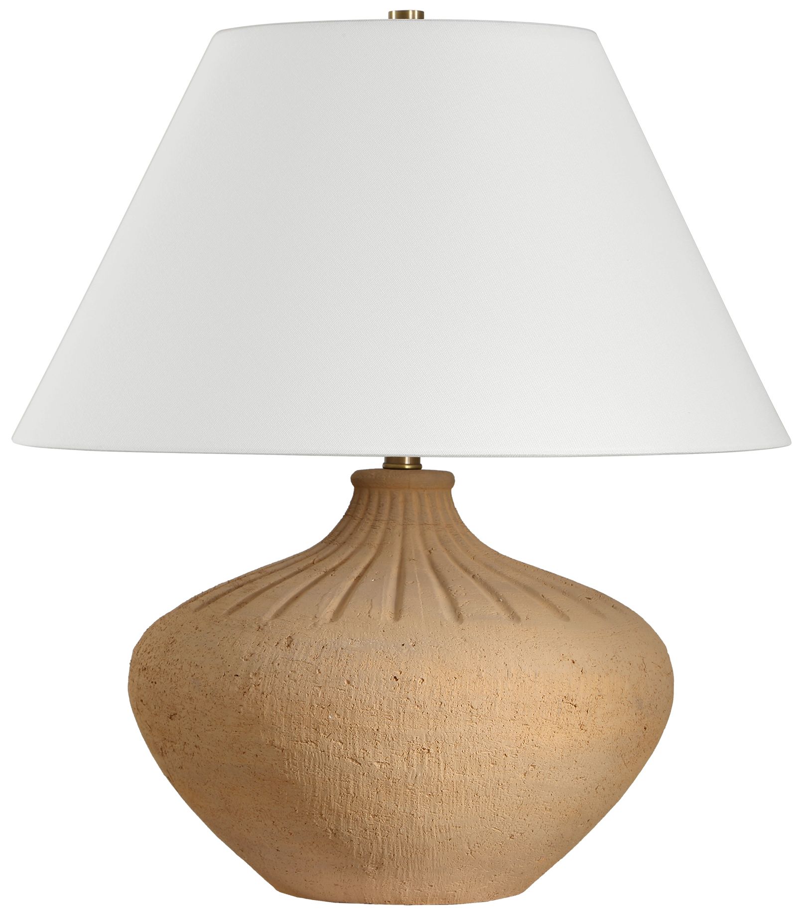 Image 4 Uttermost Eldon 23 1/2" Terracotta Ceramic Table Lamp more views