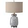 Uttermost Eleanore Blue And Gray Glass Table Lamp