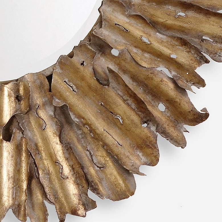 Image 4 Uttermost Elegans Round 43" Wide Wall Mirror more views