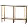 Uttermost Elenio 54" Wide Gold Leaf Console Table