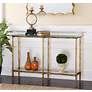 1_Uttermost Elenio 54" Wide Gold Leaf Console Table