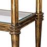 4_Uttermost Elenio 54" Wide Gold Leaf Console Table more views