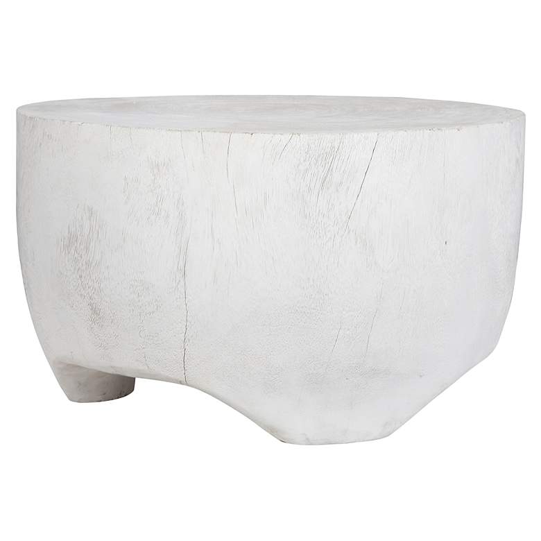 Image 3 Uttermost Elevate 23.5" x 13.5" White Wood Coffee Table more views