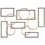 2_Uttermost Elias 60 1/2" High Metal Wall Decor
