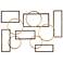 Uttermost Elias 60 1/2" High Metal Wall Decor