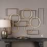 3_Uttermost Elias 60 1/2" High Metal Wall Decor more views