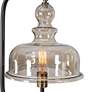 Uttermost Elieser Brushed Brass and Aged Black Floor Lamp