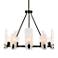 Uttermost Ellipse 28" Wide Dark Bronze 10-Light Chandelier