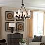 1_Uttermost Ellipse 28" Wide Dark Bronze 10-Light Chandelier