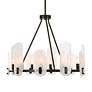 4_Uttermost Ellipse 28" Wide Dark Bronze 10-Light Chandelier more views