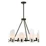 5_Uttermost Ellipse 28" Wide Dark Bronze 10-Light Chandelier more views