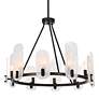 6_Uttermost Ellipse 28" Wide Dark Bronze 10-Light Chandelier more views