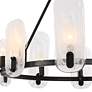 7_Uttermost Ellipse 28" Wide Dark Bronze 10-Light Chandelier more views