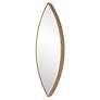 5_Uttermost Ellipse Golden Bronze 14" x 39 3/4" Wall Mirror more views
