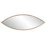 6_Uttermost Ellipse Golden Bronze 14" x 39 3/4" Wall Mirror more views