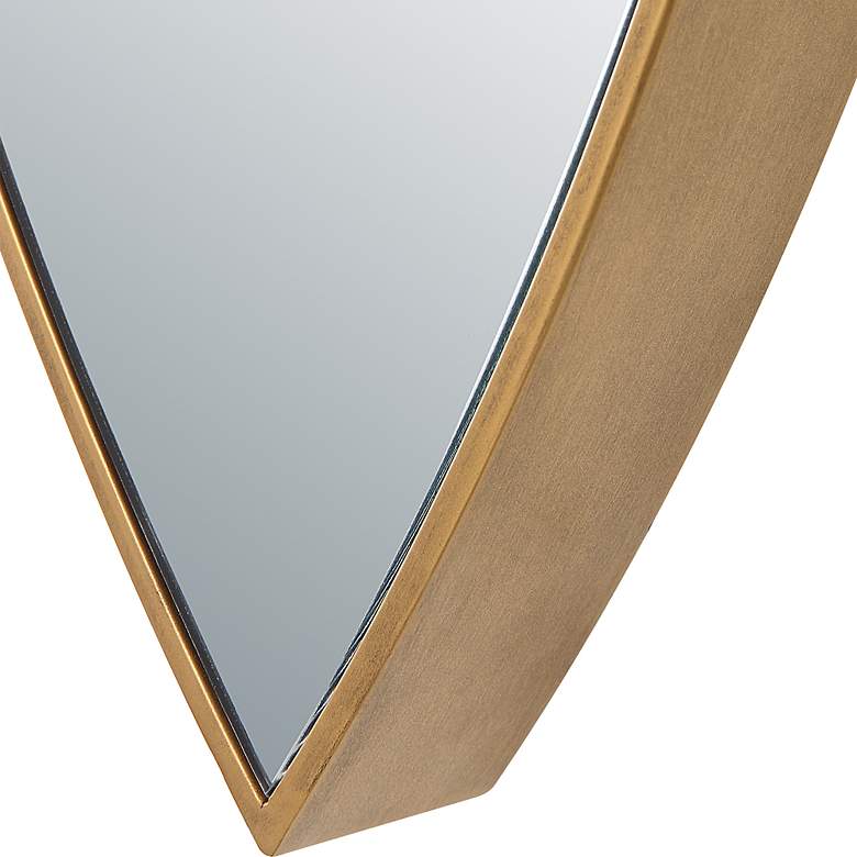 Image 7 Uttermost Ellipse Golden Bronze 14" x 39 3/4" Wall Mirror more views