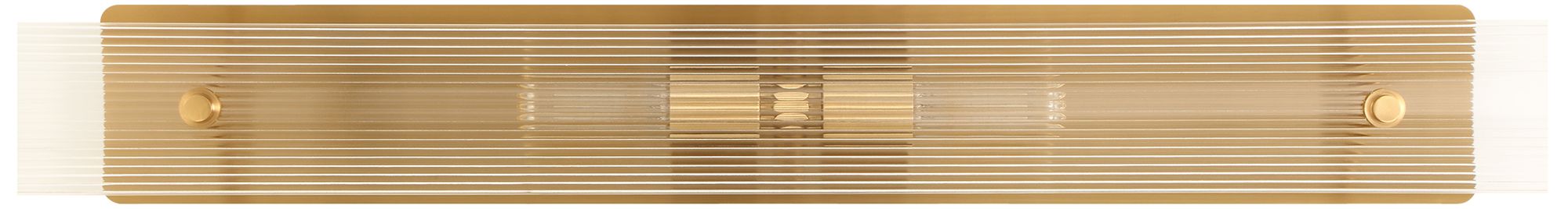 Image 6 Uttermost Elmhurst 38" Brass 2-Light Wall Sconce more views