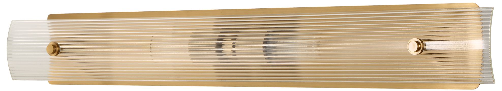 Image 7 Uttermost Elmhurst 38" Brass 2-Light Wall Sconce more views