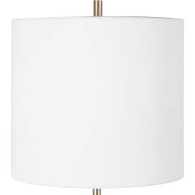 Image3 of Uttermost Eloise White and Gray Marble Accent Table Lamp more views