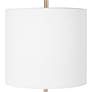 Uttermost Eloise White and Gray Marble Accent Table Lamp