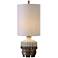 Uttermost Elsa 2-Tone Rust and Gloss Ivory Ceramic Table Lamp