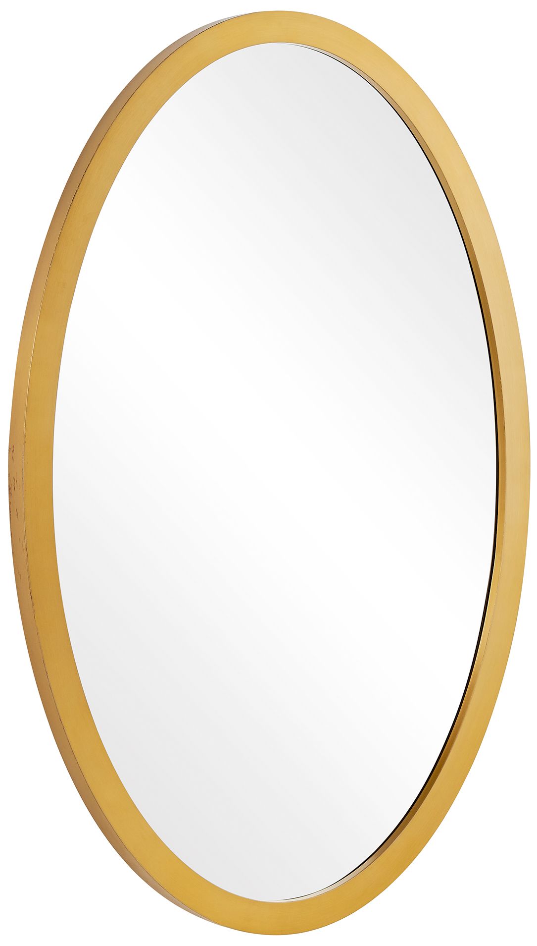 Image 4 Uttermost Elstree 27" x 42" Gold SS Oval Mirror more views