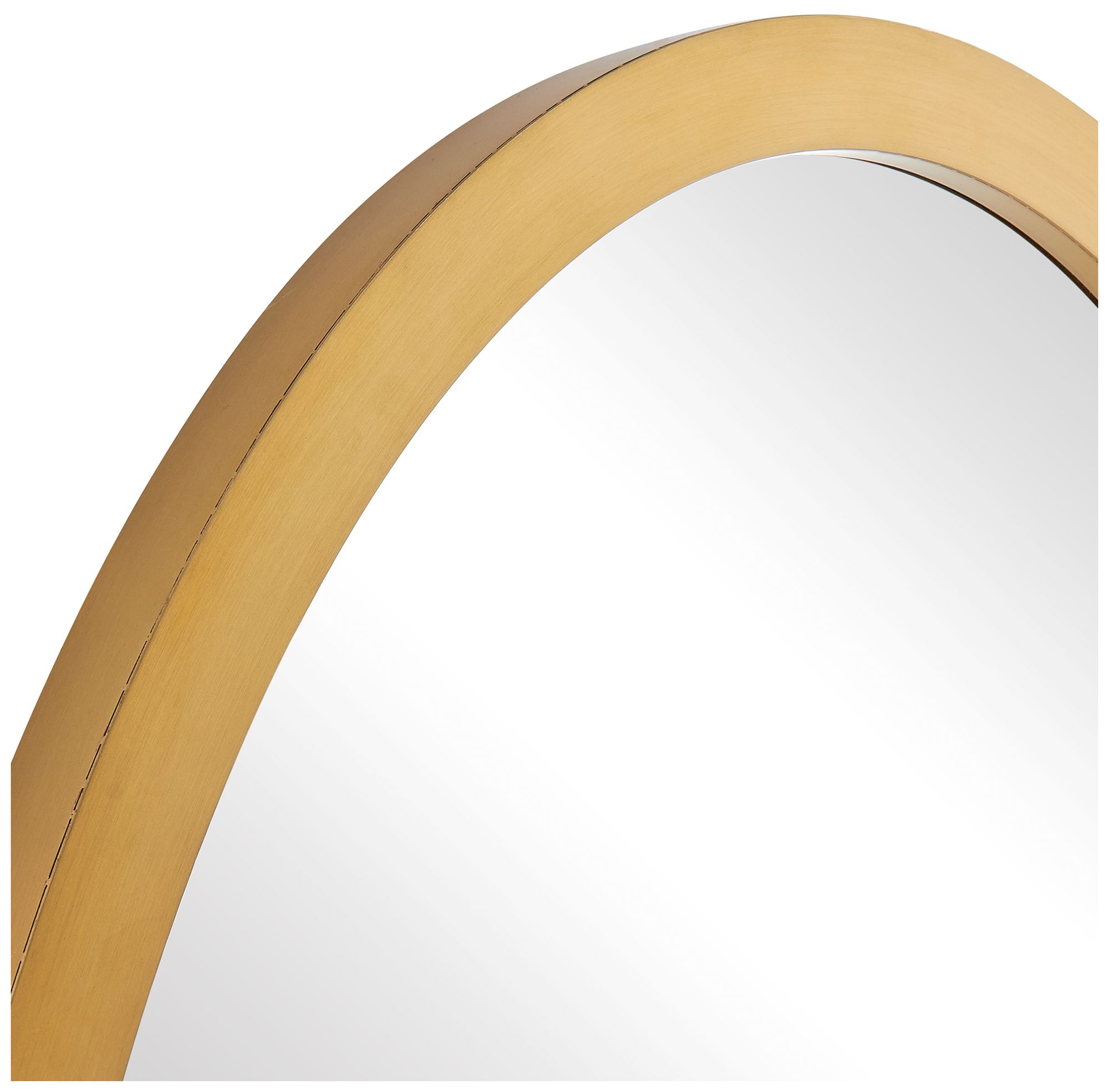 Image 5 Uttermost Elstree 27" x 42" Gold SS Oval Mirror more views