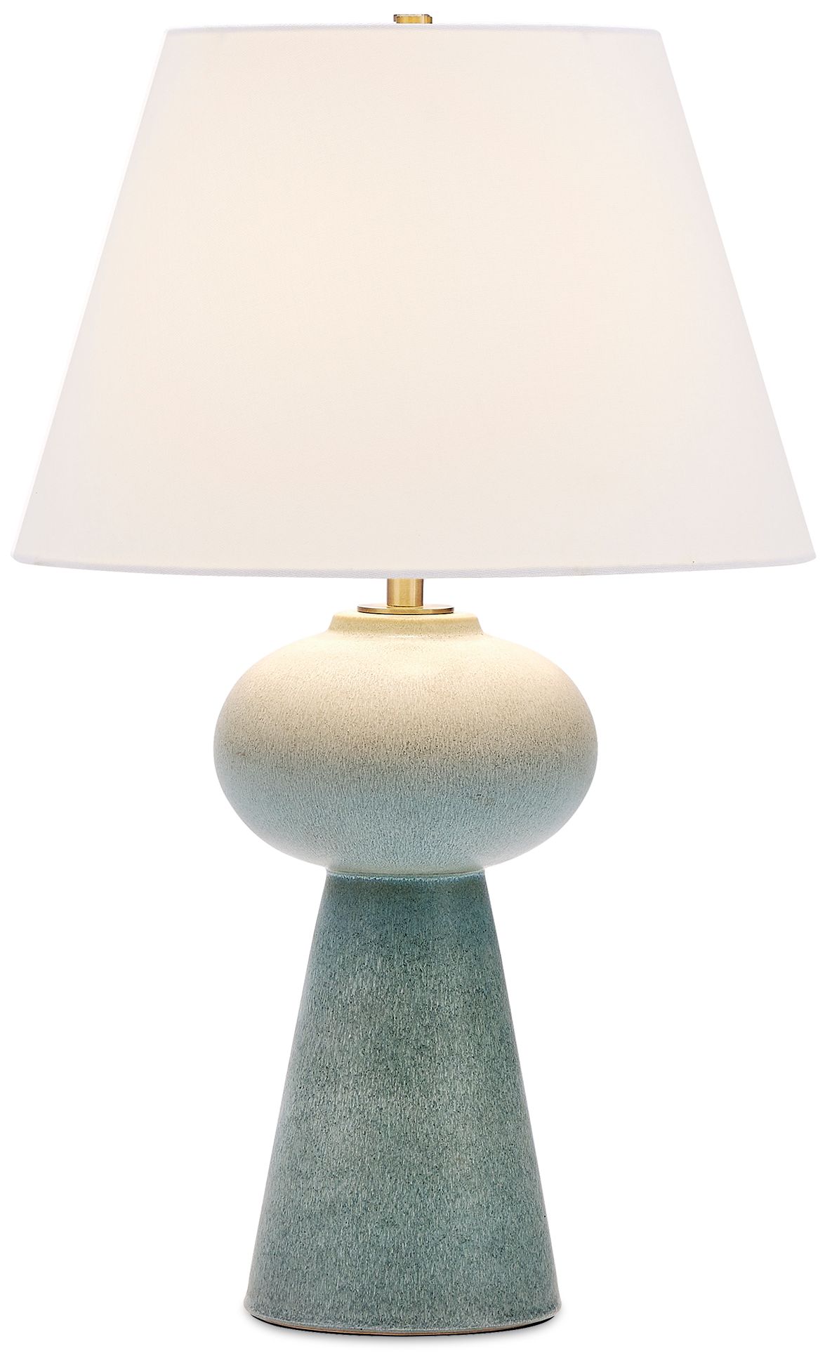 Image 2 Uttermost Elwyn 25 3/4" Dusty Blue Ceramic Table Lamp