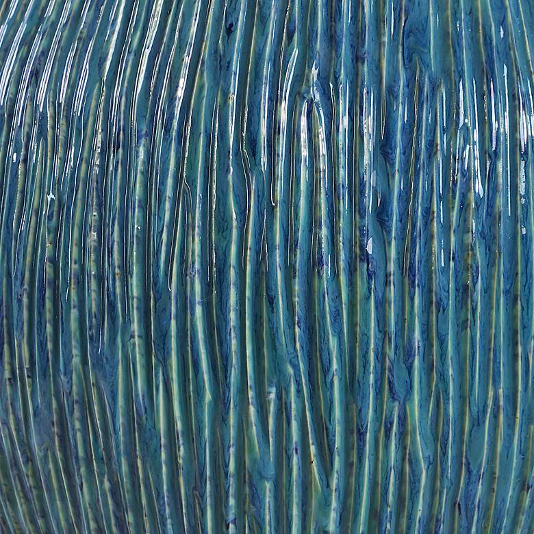 Image 3 Uttermost Elysia Blue Ceramic Accent Table Lamp more views
